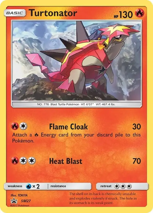 Turtonator - Pokemon SM Promos #SM27