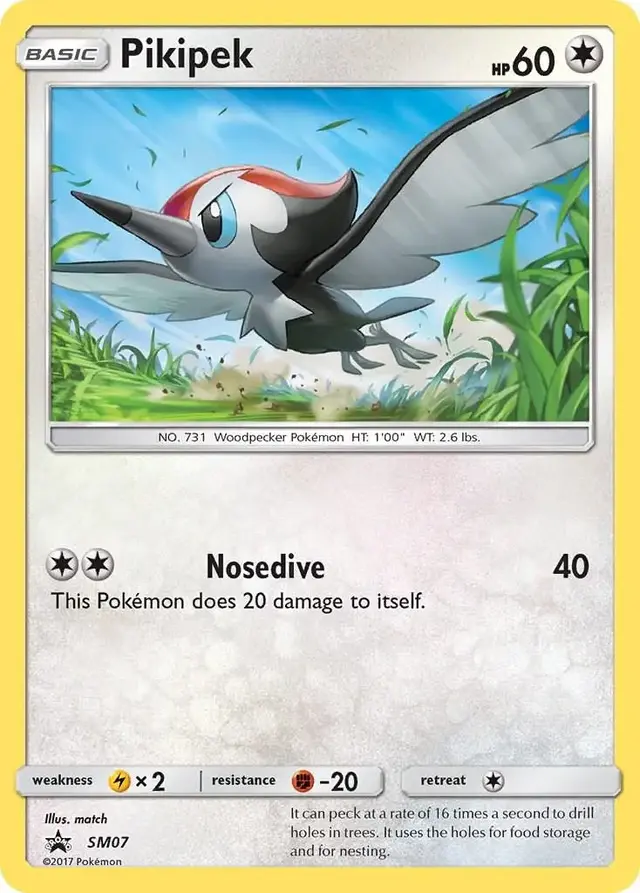 Pikipek - Pokemon SM Promos #SM07
