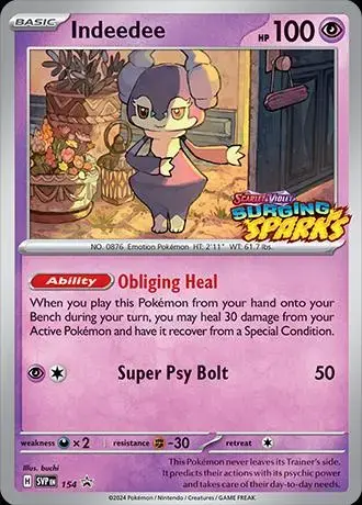 Indeedee - Pokemon Scarlet & Violet Promos #154