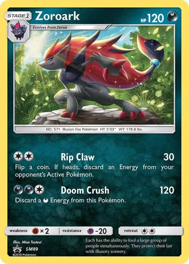 Zoroark - Pokemon SM Promos #SM89