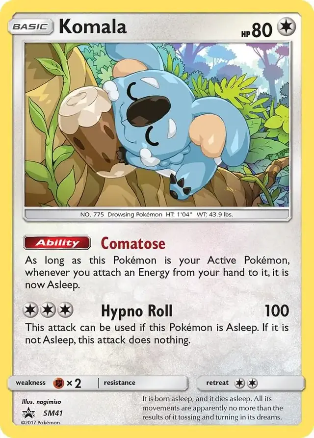 Komala - Pokemon SM Promos #SM41