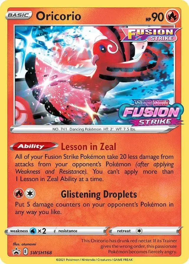 Oricorio - Pokemon Sword & Shield Promos #SWSH168