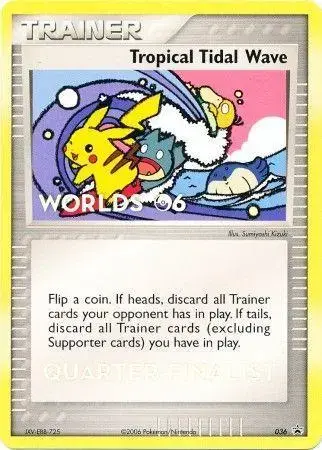 Tropical Tidal Wave - Pokemon Tournament Promos #036