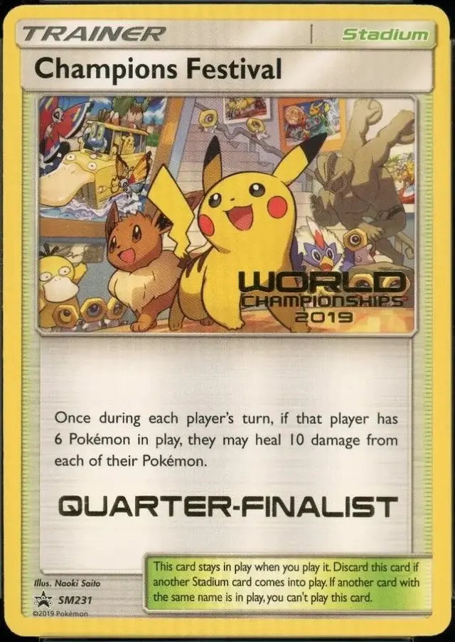Champions Festival [Quarter Finalist] - Pokemon Tournament Promos #SM231