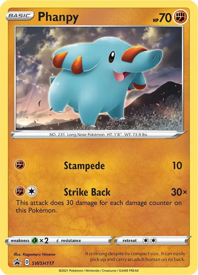 Phanpy - Pokemon Sword & Shield Promos #SWSH117