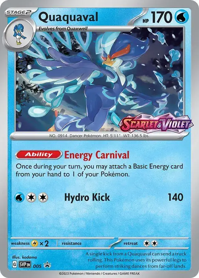 Quaquaval - Pokemon Scarlet & Violet Promos #5