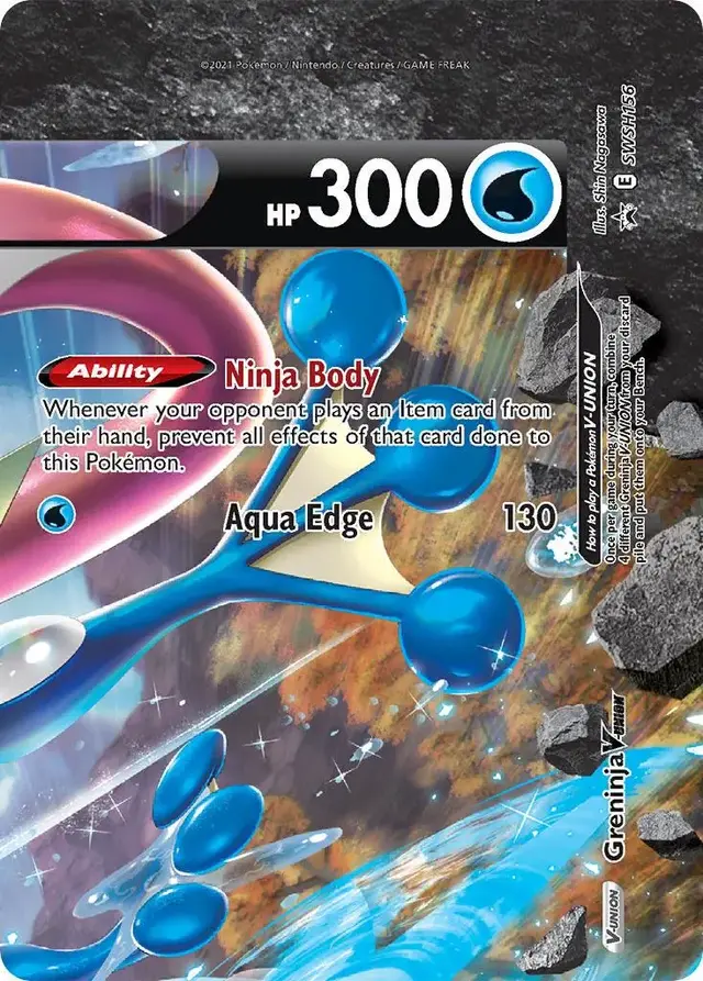 Greninja V-Union - Pokemon Sword & Shield Promos #SWSH156