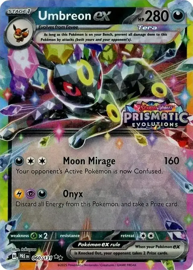 Umbreon ex [Stamped] - Pokemon Prismatic Evolutions #60