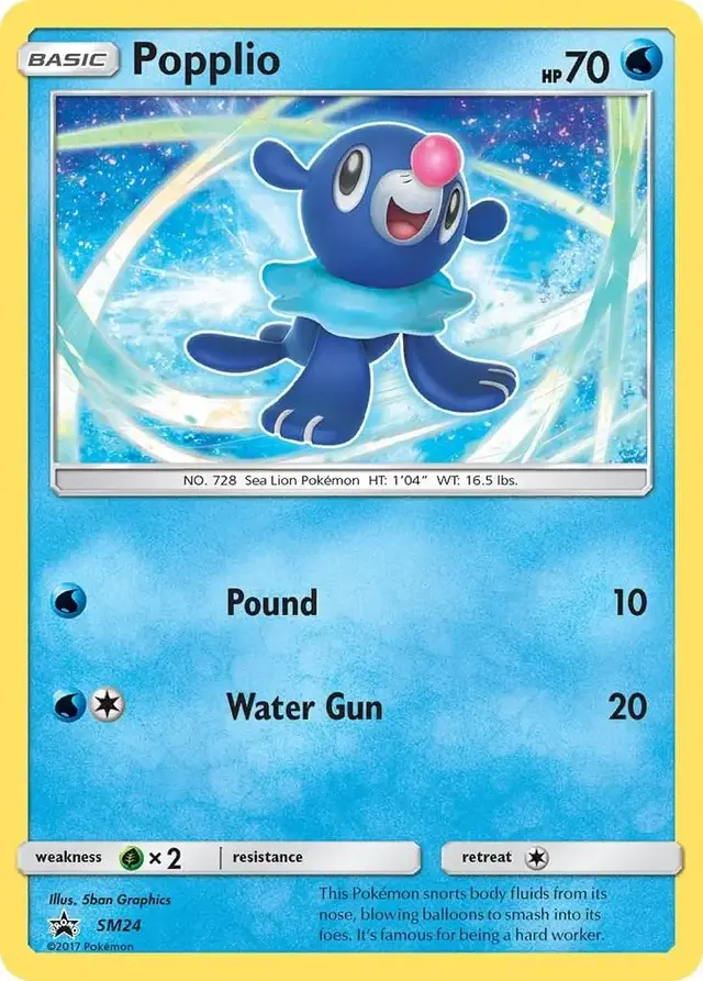 Popplio - Pokemon SM Promos #SM24