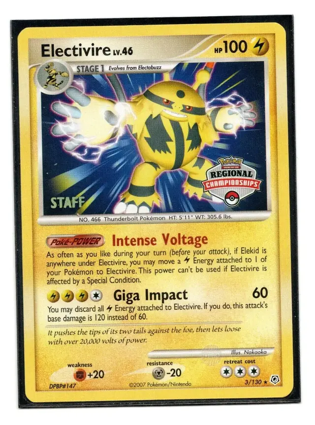Electivire [Regional Championships Staff]