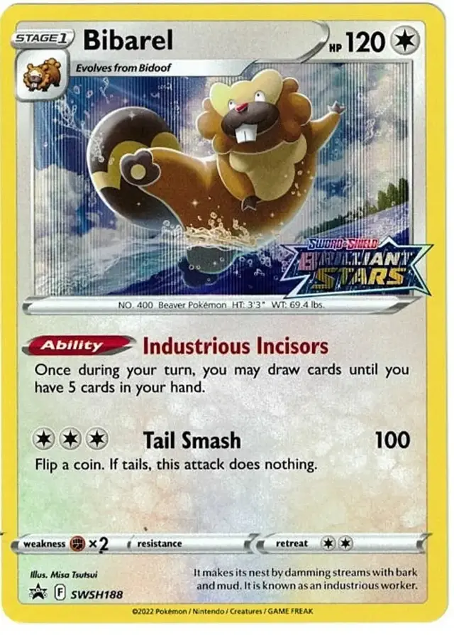 Bibarel - Pokemon Sword & Shield Promos #SWSH188