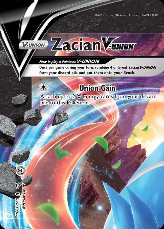 Zacian V-Union - Pokemon Sword & Shield Promos #SWSH163