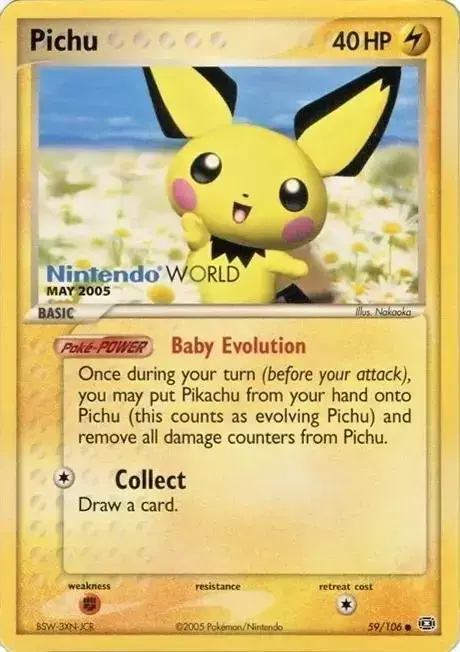 Pichu [Nintendo World 2005] - Pokemon Promo #59