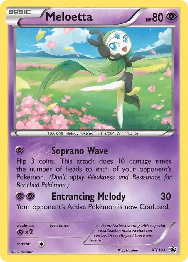 Meloetta #XY193 - Pokemon XY Promos