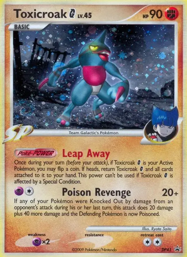Toxicroak G - Pokemon Diamond and Pearl Promos #DP41