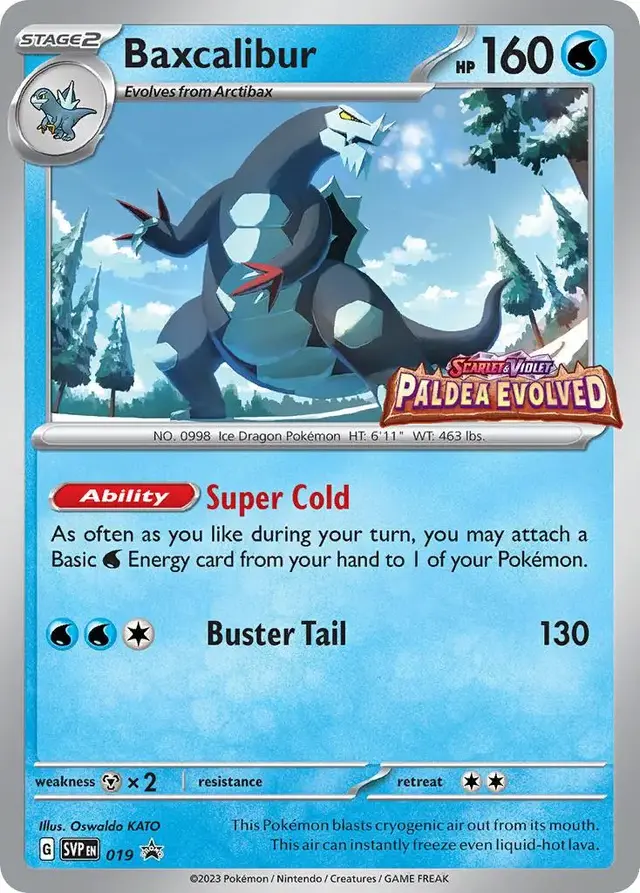 Baxcalibur - Pokemon Scarlet & Violet Promos #19