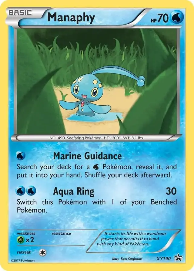 Manaphy #XY190 - Pokemon XY Promos