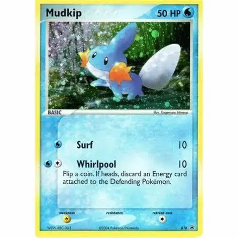 Mudkip [No E-Reader Code] - Pokemon Nintendo Promos #18