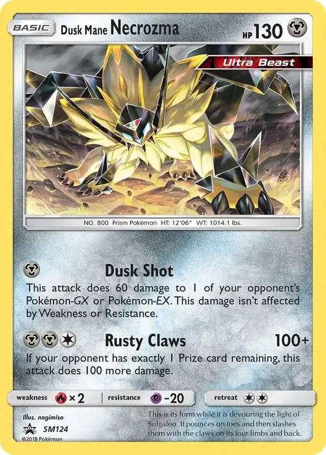 Dusk Mane Necrozma - Pokemon SM Promos #SM124