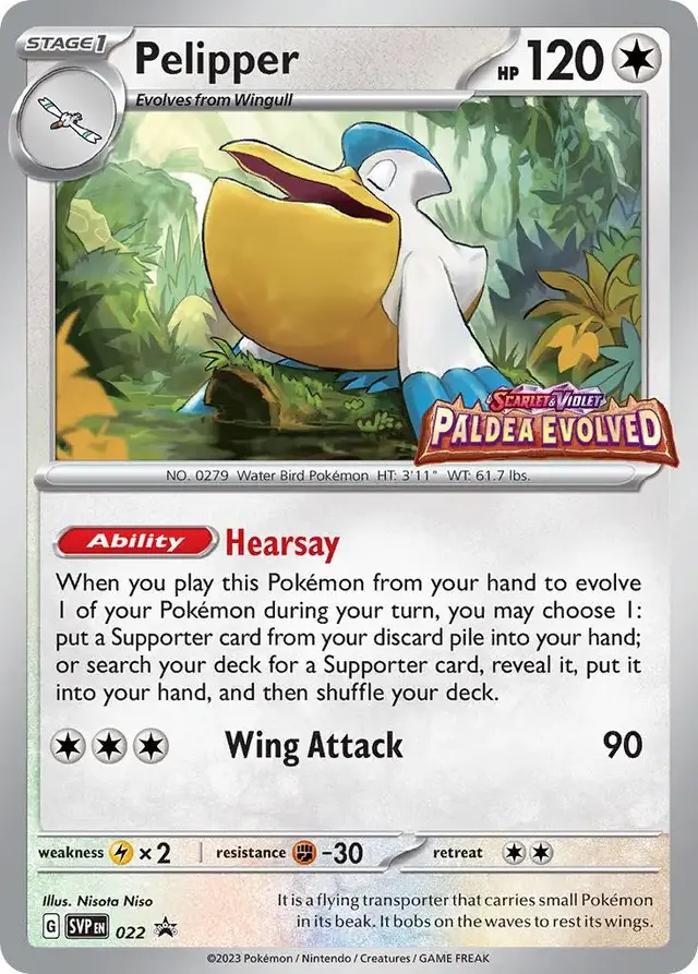 Pelipper - Pokemon Scarlet & Violet Promos #22