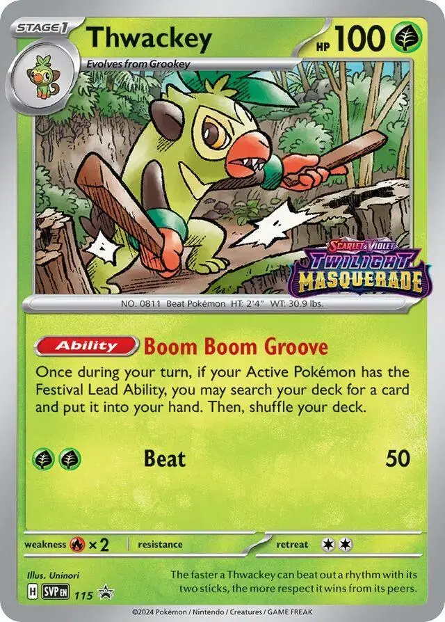 Thwackey - Pokemon Scarlet & Violet Promos #115