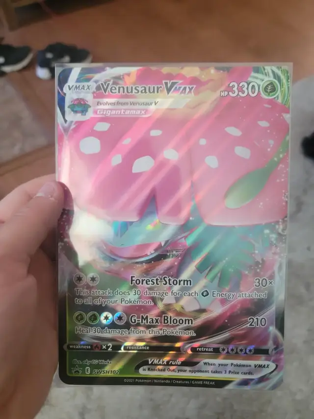 Venusaur VMax [Jumbo] - Pokemon Jumbo Cards #SWSH102