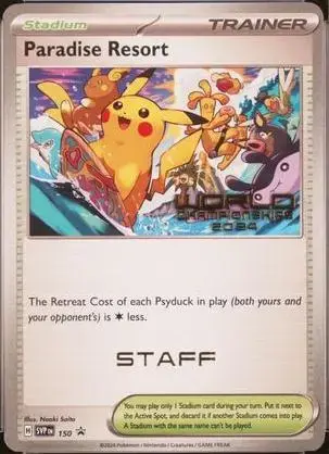 Paradise Resort [Staff] - Pokemon Prerelease & Staff Promos #150