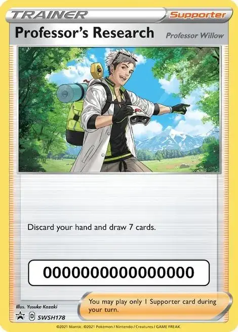 Professor's Research [Code] - Pokemon Sword & Shield Promos #SWSH178