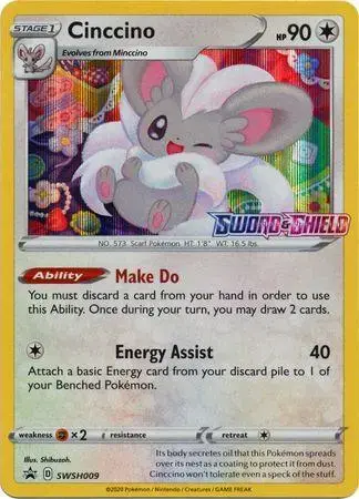 Cinccino - Pokemon Sword & Shield Promos #SWSH009