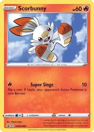 Scorbunny - Pokemon Sword & Shield Promos #SWSH002