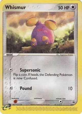Whismur - Pokemon Nintendo Promos #019