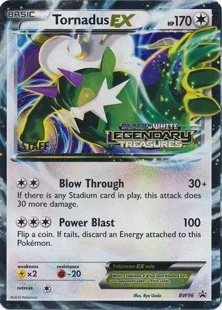 Tornadus EX [Prerelease Staff] - Pokemon Prerelease & Staff Promos #BW96