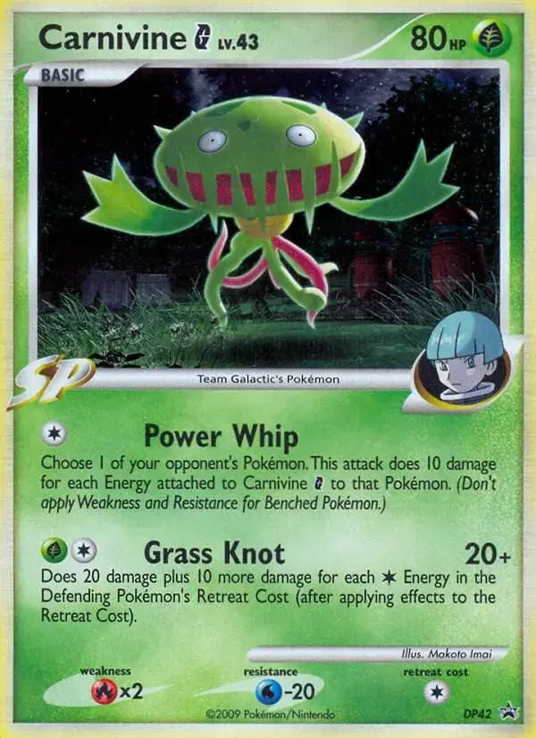 Carnivine G - Pokemon Diamond and Pearl Promos #DP42