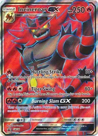 Incineroar GX [Jumbo] - Pokemon Jumbo Cards #SM38