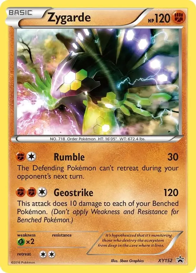 Zygarde - Pokemon XY Promos #XY152