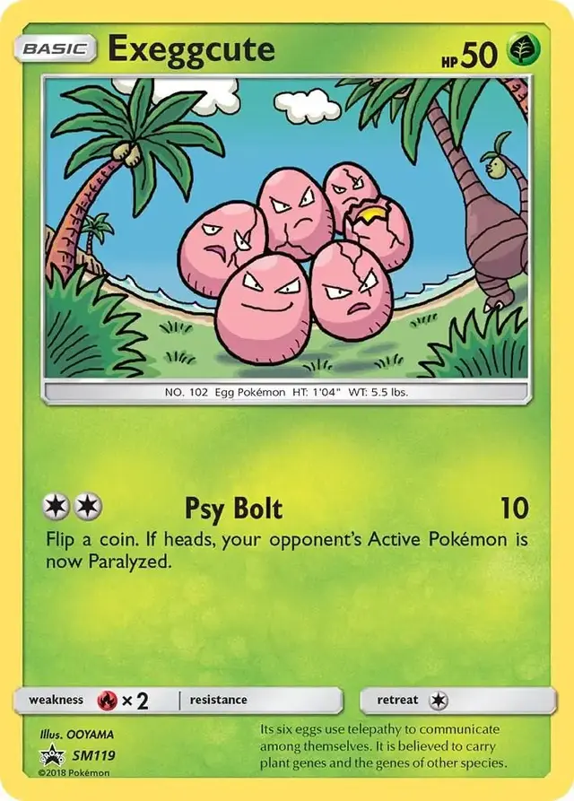 Exeggcute - Pokemon SM Promos #SM119