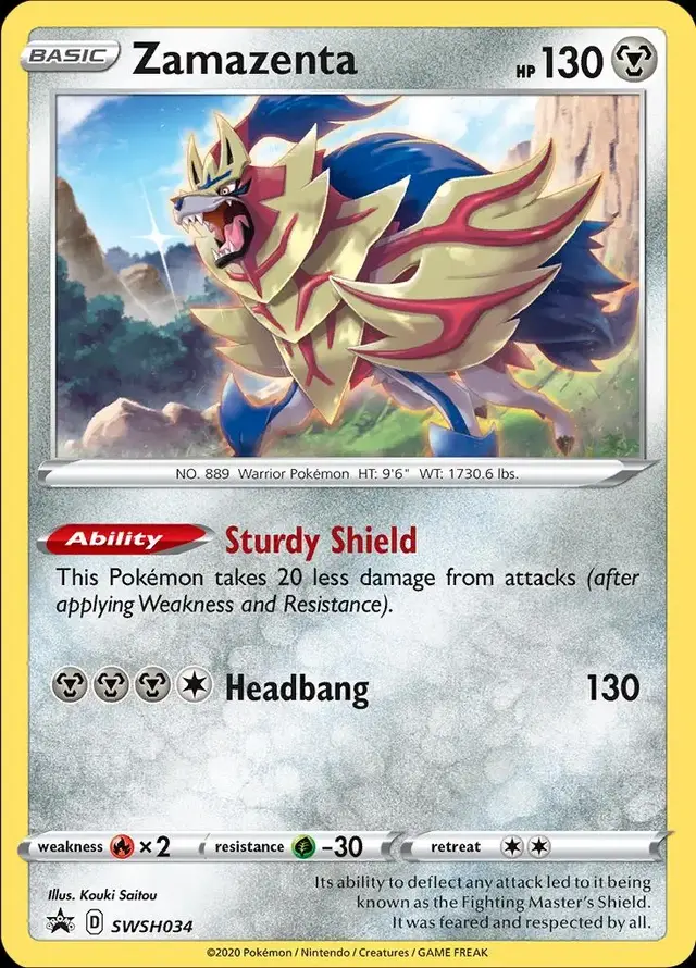 Zamazenta - Pokemon Sword & Shield Promos #SWSH034