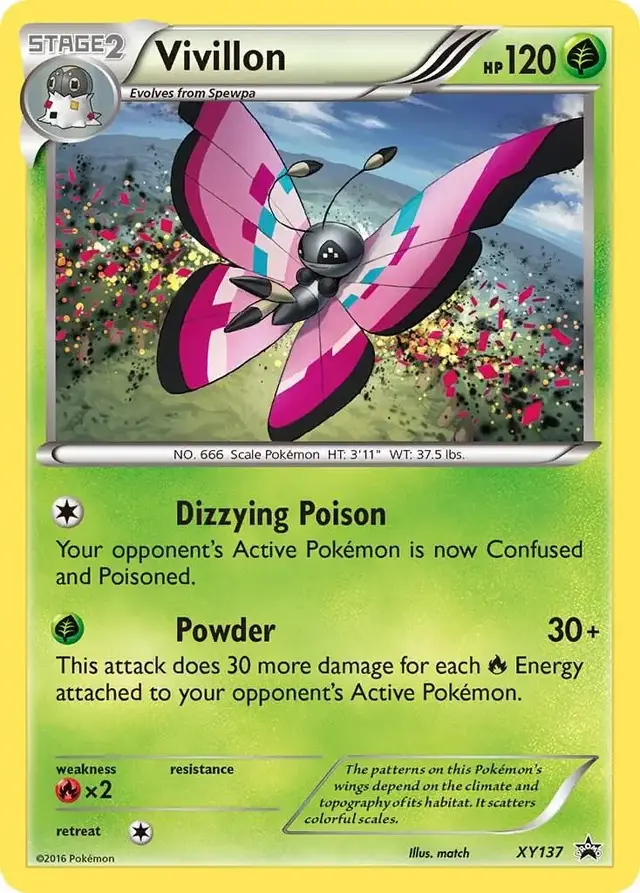 Vivillon - Pokemon XY Promos #XY137