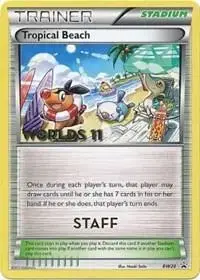 Tropical Beach [Worlds 11 Staff] - Pokemon Black and White Promos #BW28