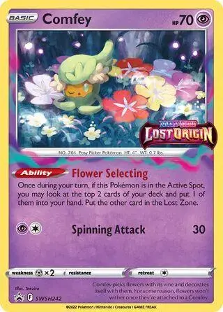 Comfey [Prerelease Staff] - Pokemon Prerelease & Staff Promos #SWSH242