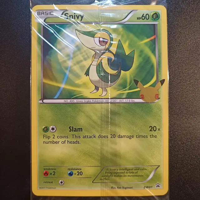 Snivy [Jumbo] - Pokemon Jumbo Cards #BW01