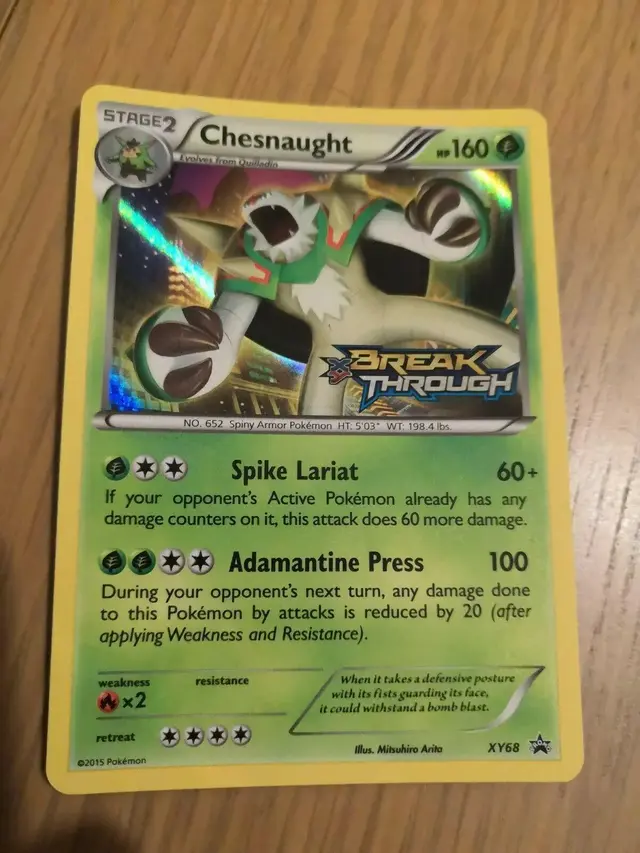 Chestnaught - Pokemon XY Promos #XY68