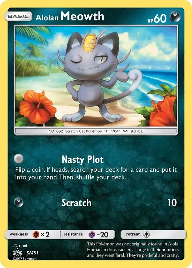 Alolan Meowth - Pokemon SM Promos #SM51