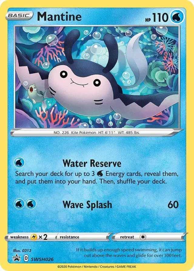 Mantine - Pokemon Sword & Shield Promos #SWSH026