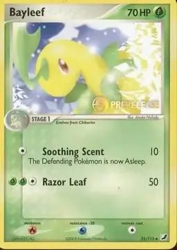Bayleef [Prerelease] #35 - Pokemon Prerelease & Staff Promos