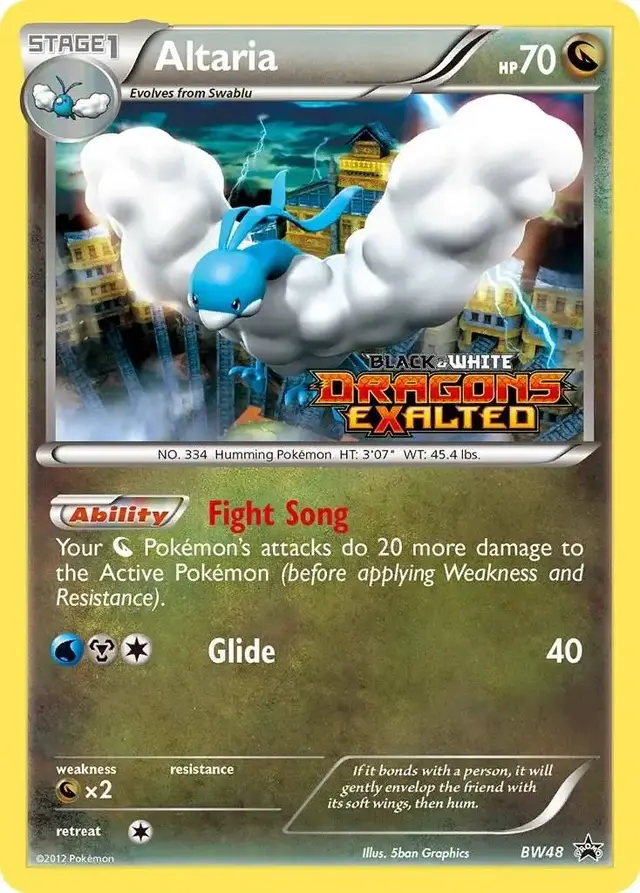 Altaria - Pokemon Black and White Promos #BW48
