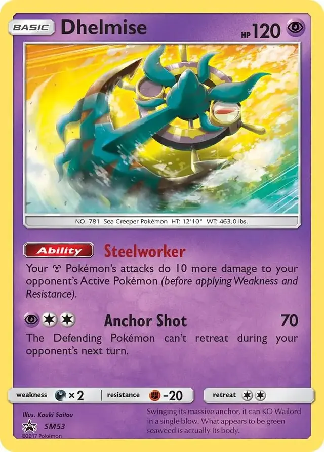 Dhelmise - Pokemon SM Promos #SM53