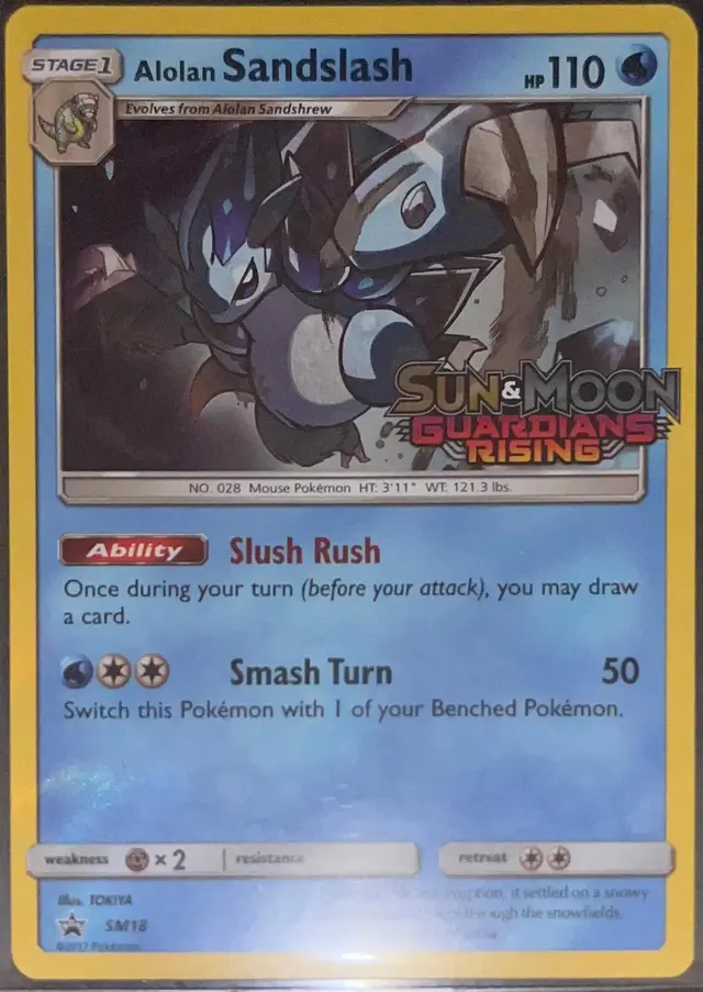 Alolan Sandslash - Pokemon SM Promos #SM18