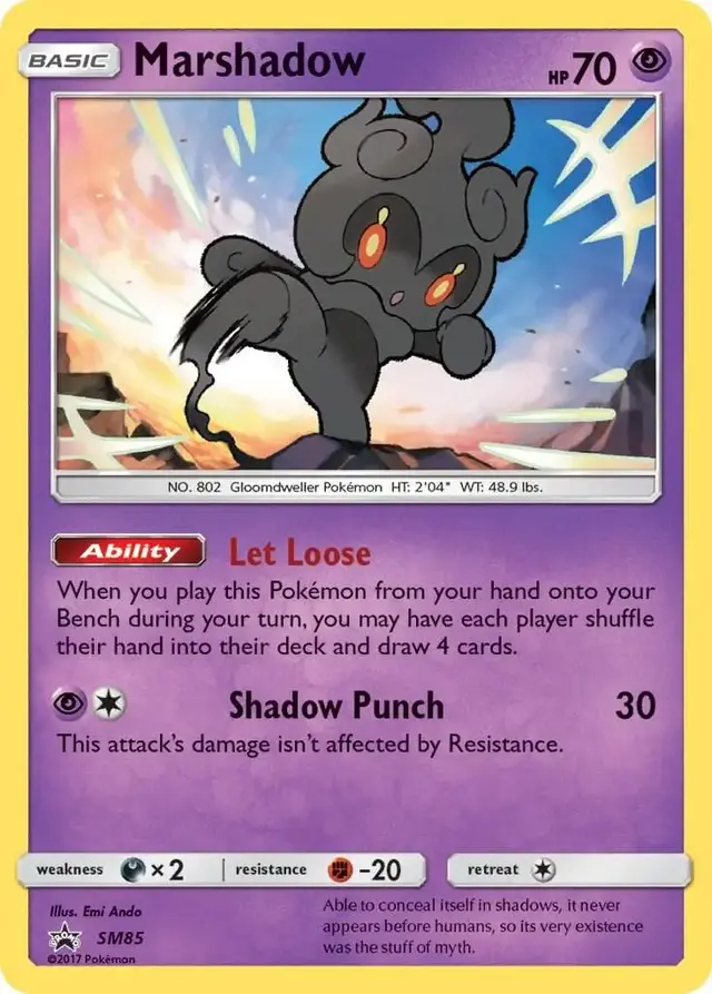 Marshadow - Pokemon SM Promos #SM85