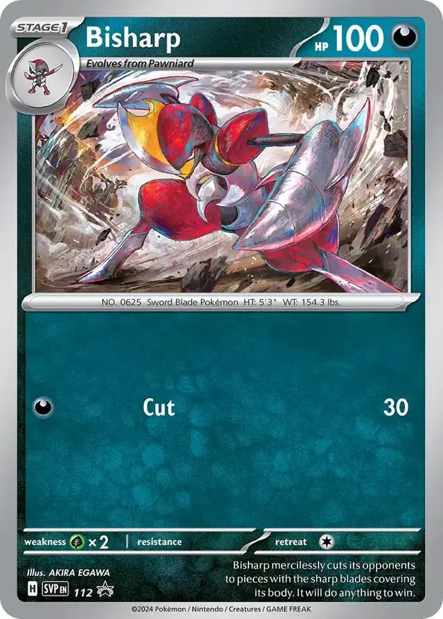 Bisharp - Pokemon Promo #112